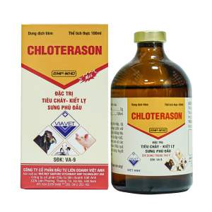 CHLOTERASON (100ml) viavet tiêu chảy kiết lị sưng phù đầu