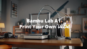 Bambu Lab A1 3D Printer Support Multi-Color 3D Printing High Speed & Precision Full-Auto Calibration & Active Flow Rate Compensation ≤48 dB Quiet FDM 3D Printers 256 * 256 * 256mm³ Build Volume