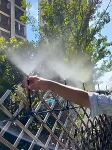 ชุดหัวฉีดสเปรย์หมอก ชุดพ่นหมอก ชุดพ่นไอน้ำ เครื่องพ่น 5เมตร + 5หัวฉีด สําหรับระบบน้ําในสวน เรือนกระจก ตู้ปลา สัตว์เลื้อยคลาน ความชื้น สามารถปรับได้ด้วยตัวเอง