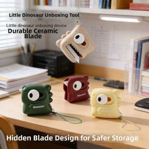 YZ | Cute Cartoon Mini Dinosaur Parcel Opener Utility Knife
