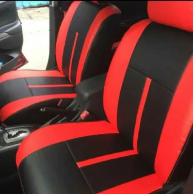 Sarung Jok Mobil 3 Baris Avanza Xenia Calya Sigra Rush Terios Full Set Bahan Kulit Sintetis Tahan Air