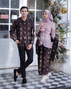 PROMO COD / BAJU BATIK 1 SET Terbaru - BAJU PESTA - seragam kondangan motif terbaru / FASHION BAJU KAPEL SARIMBITAN MODERN BATIK / DRESS BATIK PREMIUM TERBARU PAPA MAMA KEREN ACARA FORMAL DAN NON FORMAL AVEENA