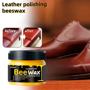80g beeswax shoe polish care set artificial beeswax oil universal colors - quick polishing and deep nourishment