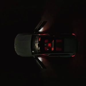 Car Angel Wing rearview mirror ground light welcome light high-end car angel wings（2pcs）