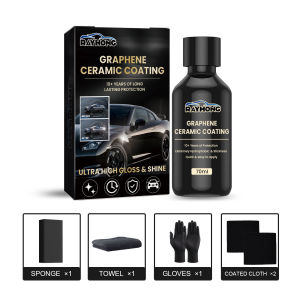 Rayhong Paint Mirror Shine Crystal Wax Spray Nano Anti-fouling Auto Detailing Car Cleaning Products Ceramic Coating More Shine Fortify Quick Coat Hydrophobic Polish Waterless Car Wash Wax and Long Lasting Ceramic Coating For Cars