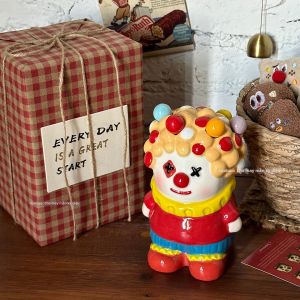 Bộ Hũ Đựng Gốm An Toàn Thiết Kế Ngôi Sao Xiếc Dễ Thương