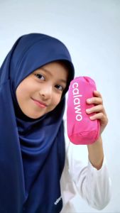 CALAWO Pace Hijab for Kids - Instant Hijab for Sports Casual Wear and Travel Ages 4–10