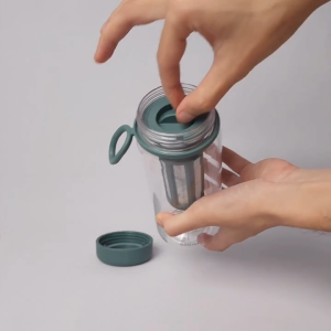 [SG STOCK] Tea Coffee Bottle For Fruit Tea Leaves Fine Mesh Straining Water Bottle