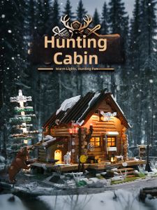 Funwhole | Vintage Hunting Cabin Model Assembling Toy