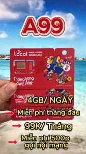( Miễn Phí Tháng Đầu) Sim 4G sóng Mobifone - DATA TỐC ĐỘ CAO TÓI 6GB/NGÀY + MIỄN PHÍ 1 THÁNG ĐẦU - GÓI CƯỚC A69 A79 A89 A99 A119 - FREESHIP - CHƯA KÍCH HOẠT