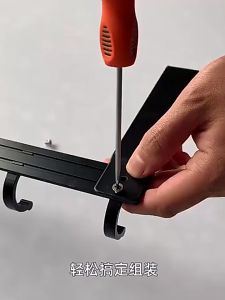 (SG stock)Door Hanger Clothes Hook Bedroom Ajustable Metal Aluminum Hook Wall Hook No Drill Anti Scratch Rust Free Bathroom