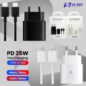 CHARGER SAMSUNG A71/A51/A53/A55 TYPE TIPE C 25W SUPER FAST CHARGING ORIGINAL 100%