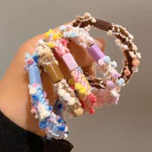 Dây Buộc Tóc Đàn Hồi Cao Bền Bỉ Cho Phụ Nữ Phong Cách Mới 2025 Dây Buộc Tóc Đuôi Ngựa Đơn Giản Đa Năng Dây Đàn Hồi Cao