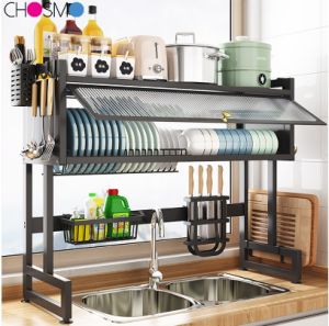 Kitchen seasoning supplies dishes dishes chopsticks storage rack sink microwave oven cookware countertop dustproof drain storage rack