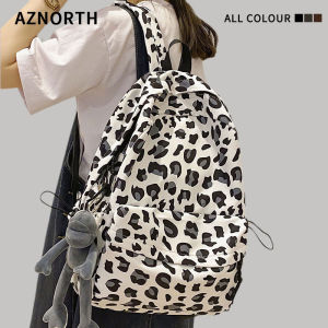 Túi Đeo Vai Đôi Họa Tiết Da Báo Cho Nữ Túi Học Sinh Túi Đựng Đồ Cho Học Sinh Trung Học Túi Đựng Đồ Học Sinh Đại Học Túi Đeo Vai Mềm