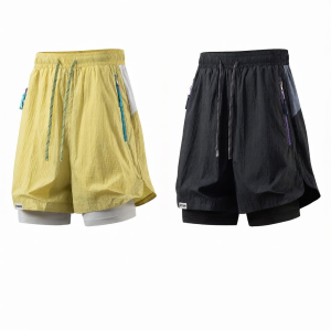 izzue | Breathable and Quick-dry Color Block Shorts
