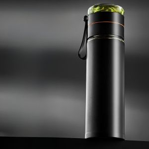 Double Layered Glass Stainless Steel Insulated Tea Water Separation Mens New 2024 Portable High End Cup Office Travel Use