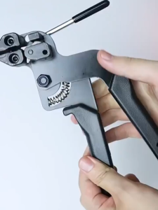 Heavy Duty Stainless Steel Cable Tie Gun Metal Zip Tie Tightener & Cutter Professional Cable Tie Tool