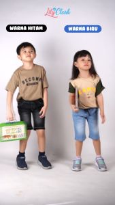 Lily And Clark Celana Jeans Pendek Basic Keren Warna Light Blue JP01
