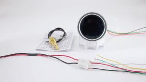 RYSJM | 52MM Water Temperature Gauge Smoke Len Racing Meter Boost Tachometer Oil Temp Vacuum Water Temp Oil Press Voltmeter For 12V Car