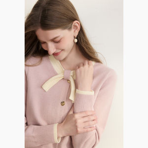 XIANGYING | Butterfly Knot Sweater 2025 Winter New Arrival