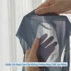 Combo 3 Quần Lót Nam Cao Cấp Không Đường May Chất Lụa Băng Thoáng Mát Mềm Mại Siêu Co Dãn Mặc Thoải Mái mẫu 8c1
