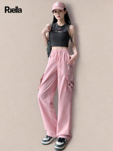 Puella | High Waist Slimming Drape Wide Leg Casual Retro Sporty Womens Summer Pants