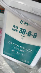 Gel NPK Green Power Mesta 30-6-6 5kg - Hỗ trợ ra đọt phát triển tán lá giúp lá xanh dày sinh trưởng đồng đều giúp ngăn ngừa các hiện tượng thiếu dinh dưỡng ở cây trồng.