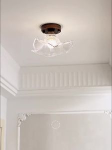 JIASHIDA | Vintage Floral Glass Ceiling Light