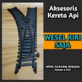 Rel Wesel Belok atau Bercabang || WESEL ORIGINAL RAILKING - kereta api Indonesia. 