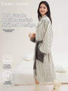 Sanli | Antibacterial Water Absorbent Quick Dry Bathrobe Cotton