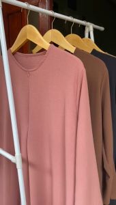 LONGDRESS CRINKLE AIRFLOW SEMI ABAYA TANGAN PANJANG GAMIS VIRAL 2023