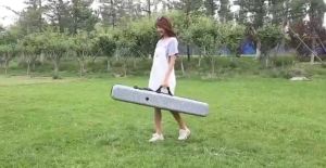 ABS Fishing Rod Bag High Quality 131cm Waterproof And Anti Drop Strap Bracket Large Capacity