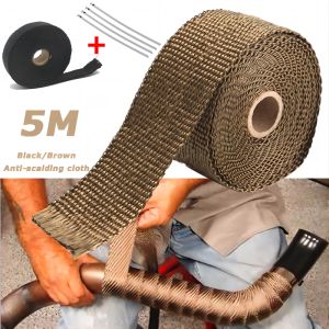 PMShop 5M Retro locomotive retro motorcycle exhaust anti-scalding cloth Universal