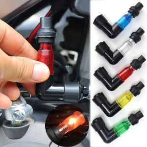 Motorcycle Ignition Spark Plug Flash Cap Flashing Spark Plug Rubber Cap Durable High-voltage Cap Universal