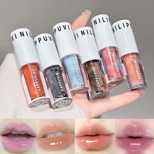 ลิปกลอส Cappuvini Sand Ice สองสี บำรุงริมฝีปากให้ชุ่มชื้น เรียบเนียน อวบอิ่ม ใช้ง่าย เพิ่มความสดใสให้ริมฝีปาก