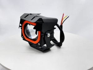 2pcs มินิขับรถไฟ v7 Pro ไฟ LED ทำงานไฟ LED สีแดงมินิกันน้ำขับรถไฟตัดหมอก