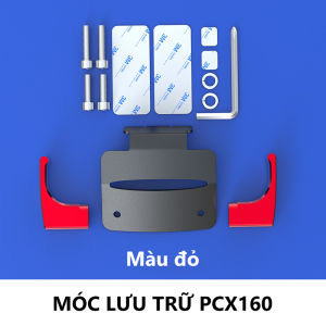 Seaminetal Sửa Đổi Móc Đôi Thép Không Gỉ Lưu Trữ Móc Hành Lý phụ kiện xe máy Cho Honda Pcx160