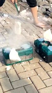 Toolbox 20 Inch box alat perkakas Besi Baja tool box 20 Stainless Steel Kotak Perkakas