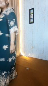 Daster Arab Jumbo Ld 130 cm Terbaru Rayon Busui Resleting Depan Dress Renda Kekinian