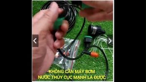 Hệ Thống Tưới Phun Sương Tự Động Làm Mát Căn Nhà Cây Cảnh - Bộ 10m dây (6mm) và 12 béc phun