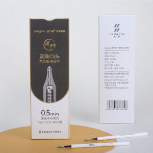 ปากกาหมูพอง Zennyth 0.5CS ปากกาหมึกน้ำสีดำ ปากกาหมึกน้ำแบบกดสำหรับนักเรียน ปากกาที่สนุกและคลายเครียด