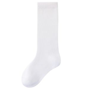Childrens Tube Socks Pure Cotton Spring and Summer Students Half Socks Girls Black Thigh High Socks White Calf Socks Long Socks Spring & Fall