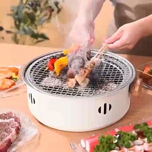 หม้อเตาถ่าน เตาปิ้งบาร์บีคิว อุปกรณ์ยกเซ็ต 4 ชิ้น