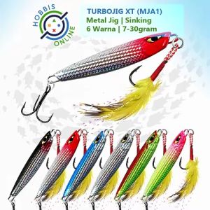Metal Jig Lure Umpan Pancing 7g 10g 15g 20g 30g TurboJig XT (MJA1) Fishing Bait