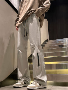 Outdoor Casual Trousers Mens Spring Autumn Trendy Sports Waterproof Wide Leg Summer Workwear Casual Pants Straight Leg Type