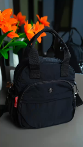 AOLONG RESTA 5093# - Tas Wanita 3 in 1 Bisa Selempang Jinjing dan Ransel Simple Bahan Parasut