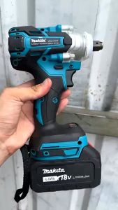 Thân máy siết bulong Makita 3 TỐC ĐỘ không chổi than Đầu 2 trong 1 hàng LOẠI 1 tặng kèm hộp đựng