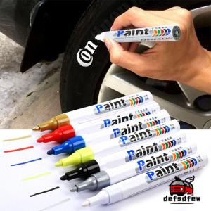 \ud83d\ude9a【สินค้าใหม่ + จัดส่งฟรี】\ud83d\ude9aยางดอกยางยางรถยนต์กันน้ำ2ชิ้นอุปกรณ์ทำเครื่องหมายปากกาทาสีเครื่องมือตกแต่งปากกาวาดภาพศิลปะ DIY