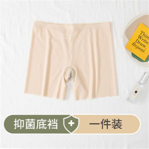 Ice Silk Safety Pants Womens Underwear Two-In-One Seamless Anti-Light Bottoming Shorts Thin Model Prevent Wolf Insurance